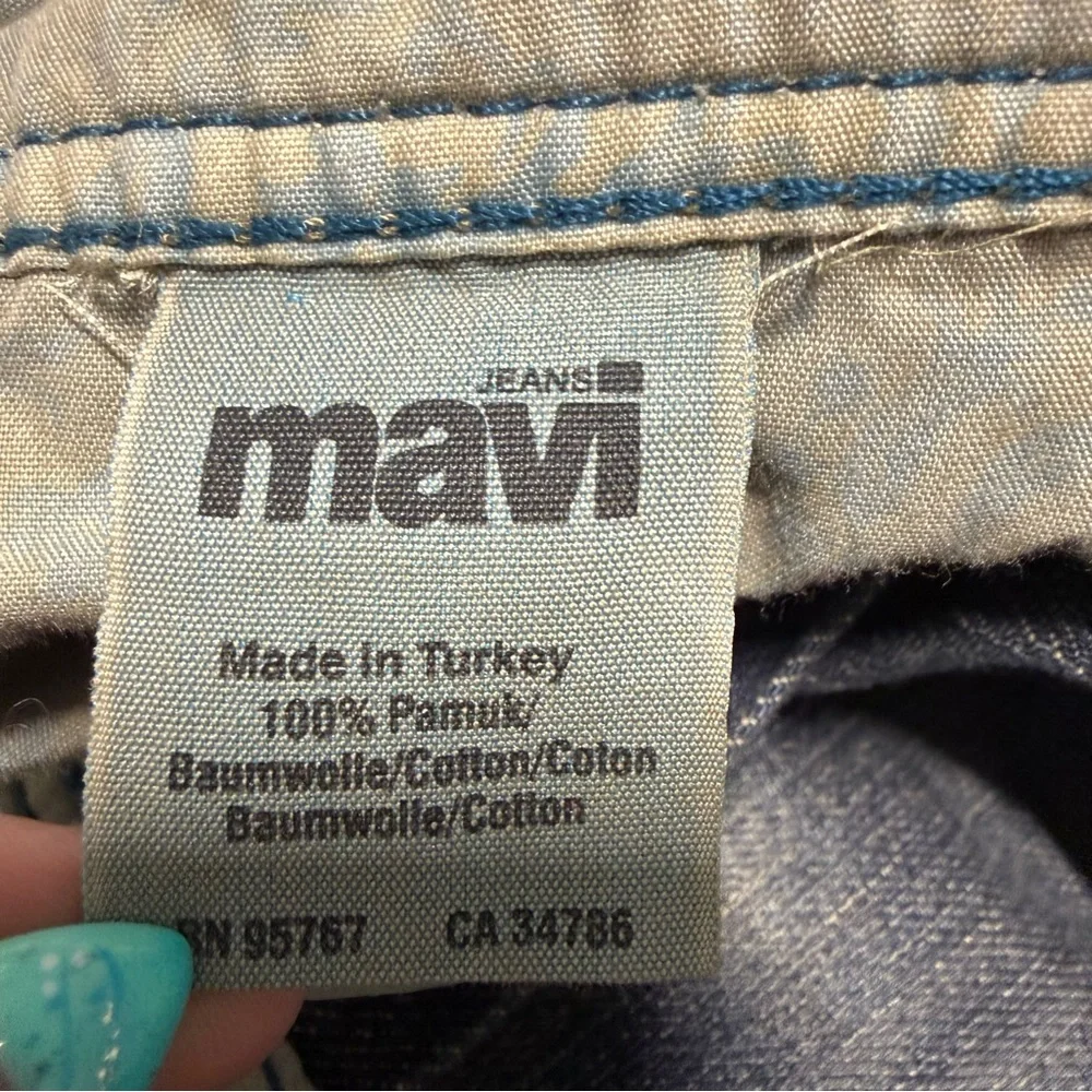 ✨ Mavi “Max” Straight Leg Jeans 32x30 Dark Wash | 100% Cotton | Made in Turkey - Picture 12 of 15